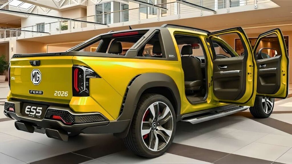 Nueva MG ES5 Pickup eléctrica potencia y diseño futurista