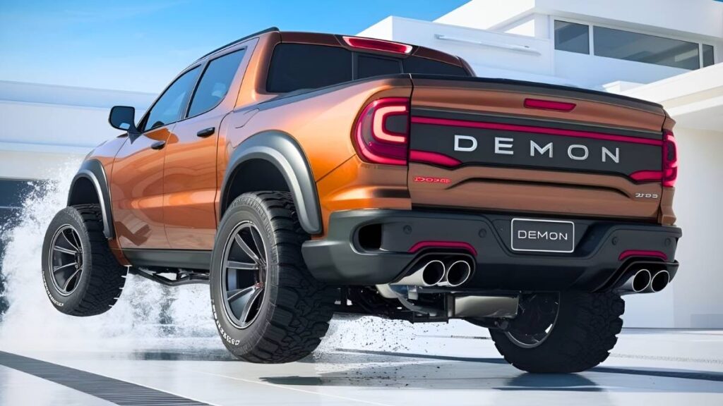 Dodge Demon Pickup 2026 la camioneta más radical con potencia y diseño extremo